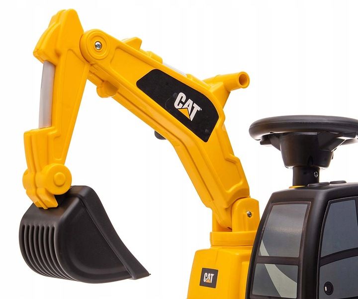 Chodzik jeździk z ładowarką, koparko-ładowarka dla dzieci CAT Milly Mally zdjęcie 2