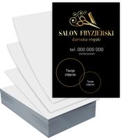 Ulotki A6 1000 szt firmowe reklamowe FRYZJER DAMSKO MĘSKI + PROJEKT GRATIS