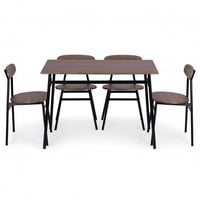 ZESTAW MEBLI JADALNIA STÓŁ 4 KRZESŁA OSLO MODERNHOME MDF