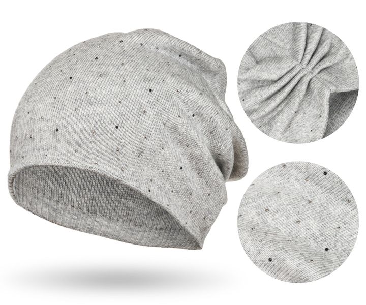 czapka ptn hat-05-7637 grey zdjęcie 1