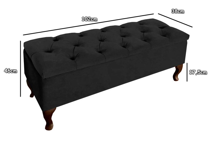 Pufa pikowana tapicerowana ze schowkiem zdjęcie 8