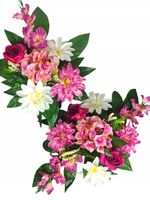 Sztuczne kwiaty stroik na grób wiązanka nagrobna cmentarz dekoracja kompozy