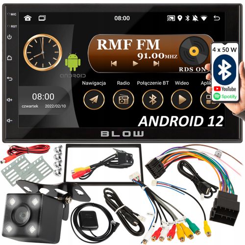 RADIO SAMOCHODOWE ANDROID 12 BLUETOOTH CARPLAY ANDROID AUTO MIRROR LINK na Arena.pl
