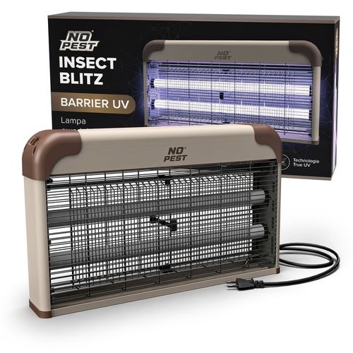 LAMPA OWADOBÓJCZA UV ŚCIENNA NO PEST NA KOMARY MUCHY ĆMY MOLE OWADY na Arena.pl