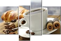 130CM 85 OBRAZ 4 ELEM ROMANTYCZNE ŚNIADANIE ŚCIENNY