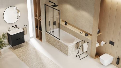 Ringo przycisk spłukujący do stelaża podtynkowego WC Shiro 2.0, czarny soft na Arena.pl