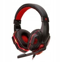 Słuchawki dla GRACZY gamingowe do komputera usb z mikrofon pilot led 830MV