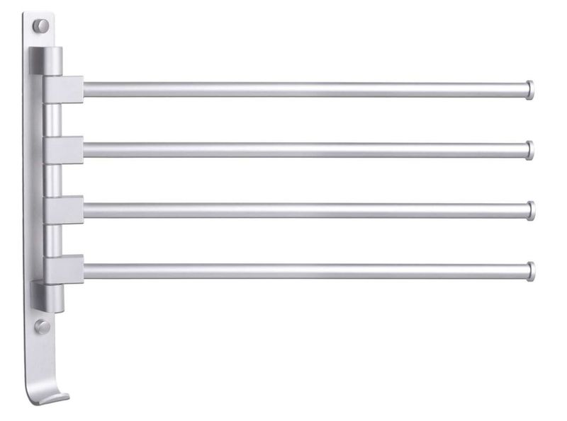 Wieszak na ręczniki Ortys srebrny zdjęcie 2