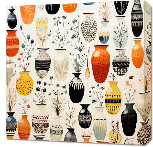 Obraz 60x60cm Symfonia Wazonów zdjęcie 1