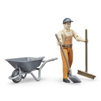 Figurka pracownika komunalnego Bruder z akcesoriami 62130