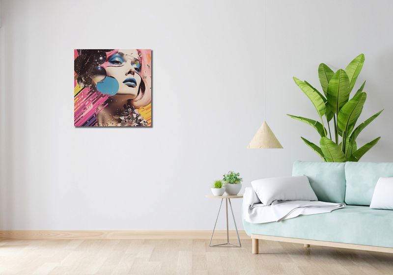 Obraz 60x60cm Portret Neo zdjęcie 2