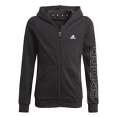 Bluza adidas Essentials Logo Full-Zip Hoodie Jr GN4050 116 cm