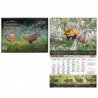Kalendarz 2026 ścienny duży format C2 zdjęcia pion Kalendarz Myśliwego