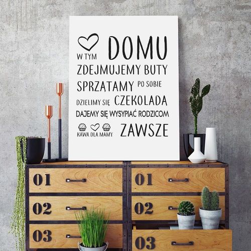 Obraz na płótnie - Canvas, W tym domu 9 40x60 na Arena.pl