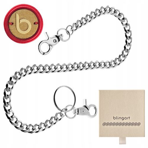 Łańcuszek do spodni męski ze stali chirurgicznej karabińczyk BLINGART na Arena.pl