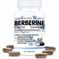 BERBERYNA 2000 MG 60 KAPSUŁEK DER 4:1 WSPARCIE GLUKOZY CUKRZYCA METABOLIZM