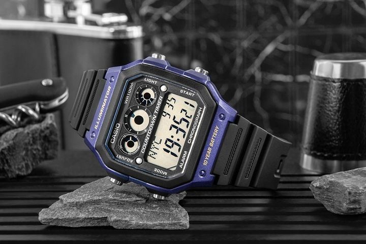 Zegarek Męski CASIO AE-1300WH-2AVDF zdjęcie 6