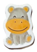 Hipopotam na tort topper toper zwierzątka safari