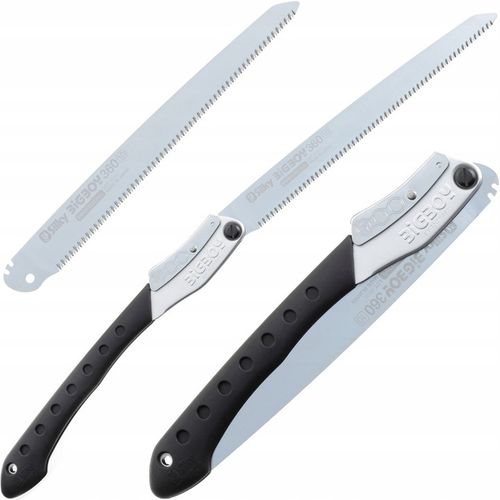 SILKY PIŁA RĘCZNA SKŁADANA DO CIĘCIA DREWNA BLACK Mirai-Me BIGBOY 360-10 na Arena.pl