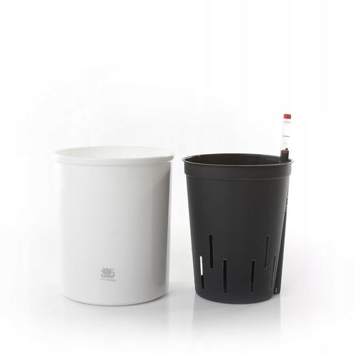 komplet do hydroponiki doniczka biała CORONA 15/19 na Arena.pl