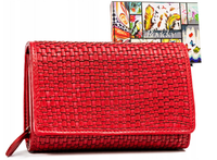 elegancki portfel damski ze skóry naturalnej - rovicky