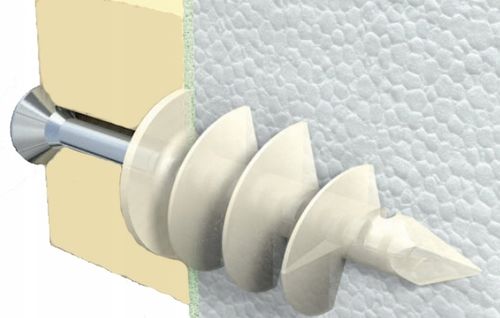 KOŁEK ŚLIMAK STYROPIAN 50MM 100 WZMOCNIONY + WKRĘTY + BIT na Arena.pl