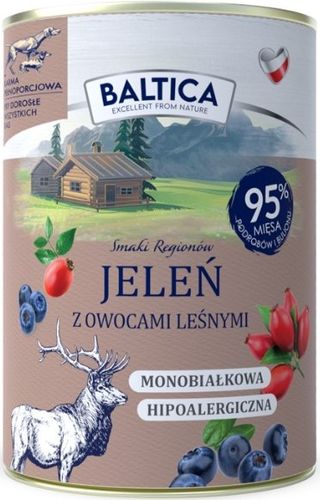 Mokra karma dla psa Baltica MIX SMAKÓW Hipoalergiczna Bezzbożowa - 6 x 400g na Arena.pl