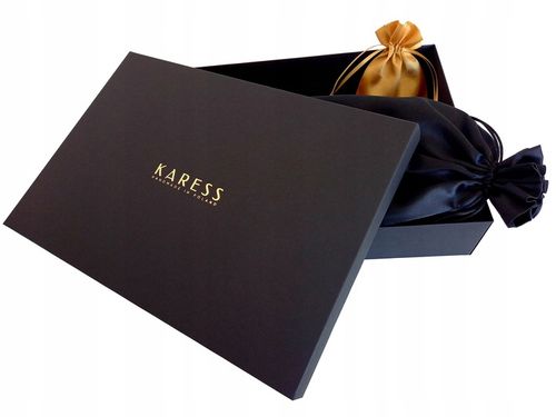 Czarna skórzana uprząż na ciało Karess Salma na Arena.pl