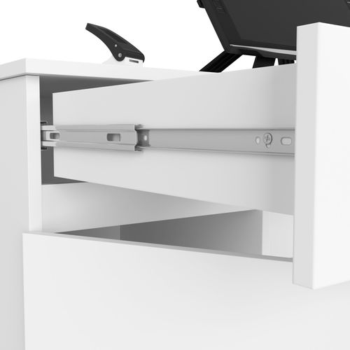 BIURKO KOMPUTEROWE A5 135 cm BIAŁE na Arena.pl