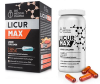 Bio Medical Pharma Licur MAX płynna kurkuma 60 kapsułek Licaps