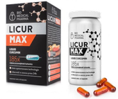 Bio Medical Pharma Licur MAX płynna kurkuma 60 kapsułek Licaps