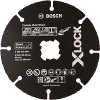 TARCZA TNĄCA X-LOCK CARBIDE MULTI WHEEL 125*1*22.23 10 SZT. - B 2608619369