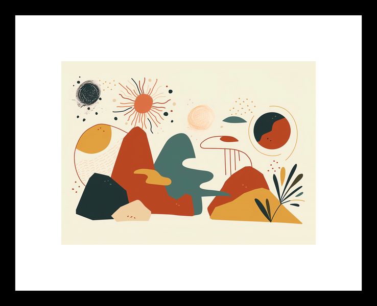 Plakat 18x13cm Kosmos Barw zdjęcie 3