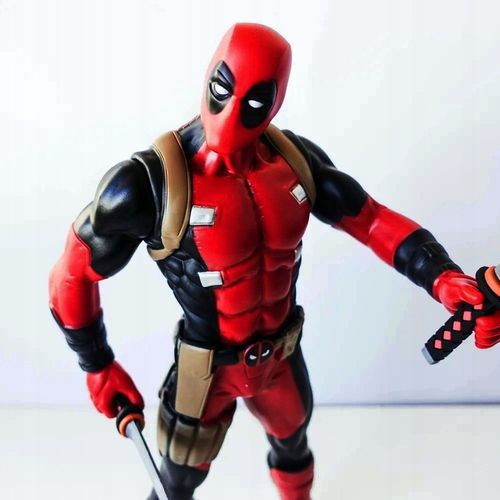 FIGURKA DEADPOOL DUŻA olbrzymia 34 cm, DEADPOOL & WOLVERINE 2024 na Arena.pl
