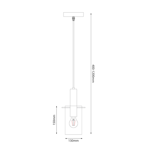 Lampa wisząca Arcadia Gold 1xE27 na Arena.pl