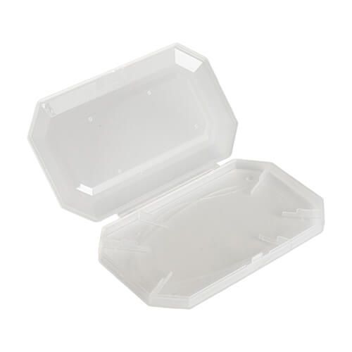 Plastikowe pudełko do przechowywania szklanych pilników do stóp na Arena.pl