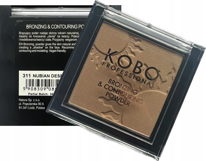 KOBO BRONZER MATT BRONZING NUBIAN DESERT 311 zdjęcie 3
