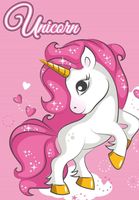 Koc Polarowy 100X140 Dziecięcy Rainbow Unicorn 019