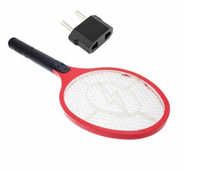 Elektryczna RAKIETKA SIECIOWA Łapka Paletka Packa na Muchy Nowy lightning MOSQUITO 51 5 21 892.5 czerwony