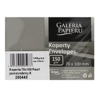koperta 70x100 pearl jasnosrebrny 150g (10) 5977