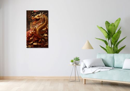 Obraz 50x90cm Smok Bogactwa na Arena.pl