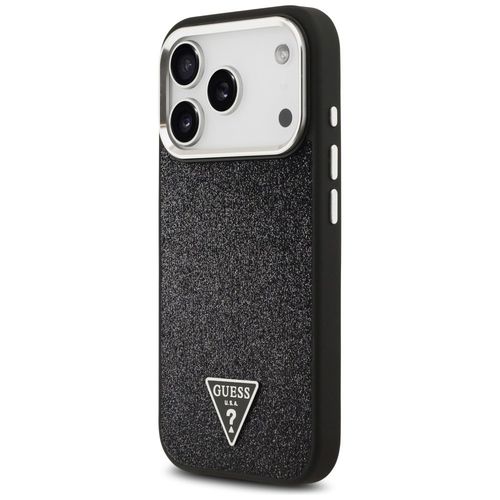 Etui Guess Glitter Triangle Logo MagSafedo iPhone 17 Pro czarny na Arena.pl