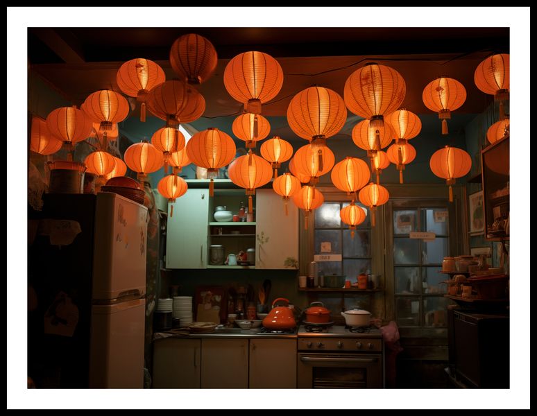 Plakat 80x60cm W Blasku Lampionów zdjęcie 3