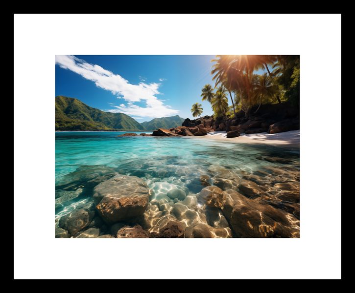 Plakat 20x15cm Odosobniony Raj zdjęcie 3