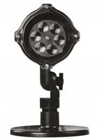 Projektor LED śnieżynki białe IP44