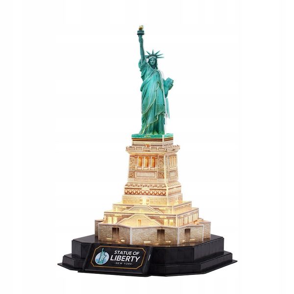 Puzzle 3D Led Statua Wolności Wersja Nocna 5362 zdjęcie 6