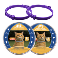 2x OBROŻA NA KLESZCZE I PCHŁY DLA KOTA ANTYKLESZCZOWA 8 MIESIĘCY OCHRONY