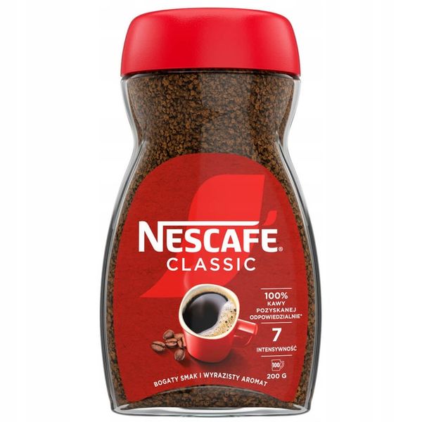 Kawa rozpuszczalna Nescafe Classic 200g zdjęcie 1