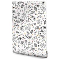 Tapeta Kuchenna WARZYWA Przyprawy Zioła Kropki