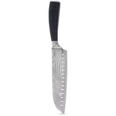 Nóż Orion Damscus Kuchenny do Krojenia Siekania Santoku Stal Damasceńśka